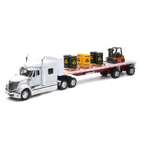 Thumbnail for 10193B International Lonestar Low Bed & Forklift 1:32 Scale
