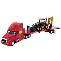 Thumbnail for 55117 Caterpillar Low Bed & Caterpillar 420D IT Backhoe 1:50 Scale (Discontinued Model)