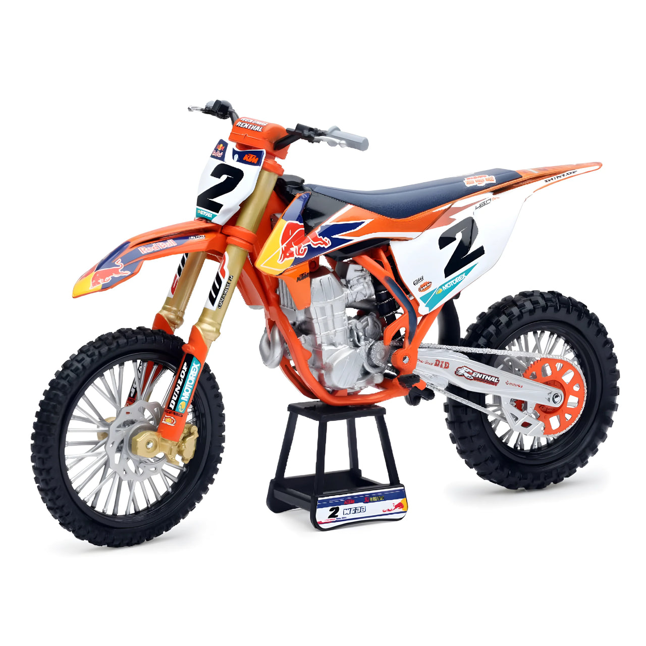 58213 Motorcycle Cooper Webb Red Bull KTM 450 SX-F 2019 Scale 1:10