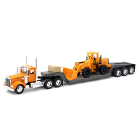 Thumbnail for 10623 Kenworth W900 Low Bed & Wheel Loader 1:32 Scale