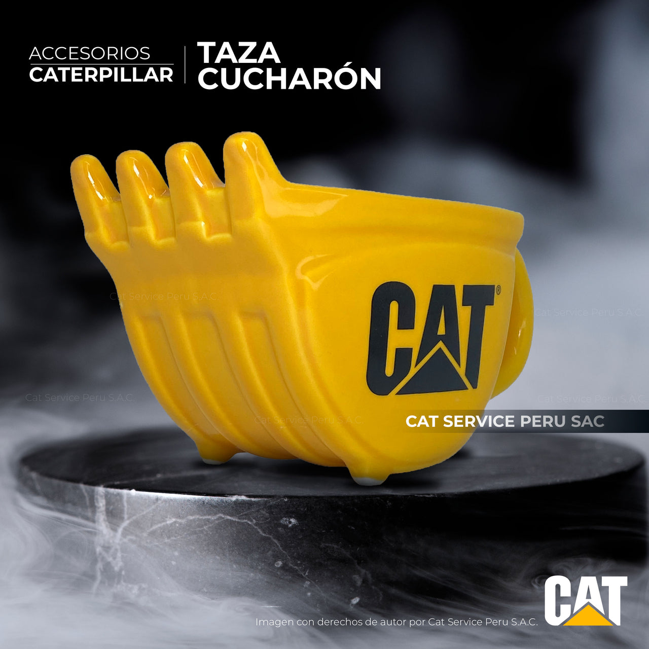 TCA001 Taza Cat En Forma De Cucharón