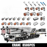 Thumbnail for Mould King 17007 17008 Technical Car Toys Motorized LTM 11200 RC Crane Truck Assembly Model DIY Brick Building Block Sets 42146
