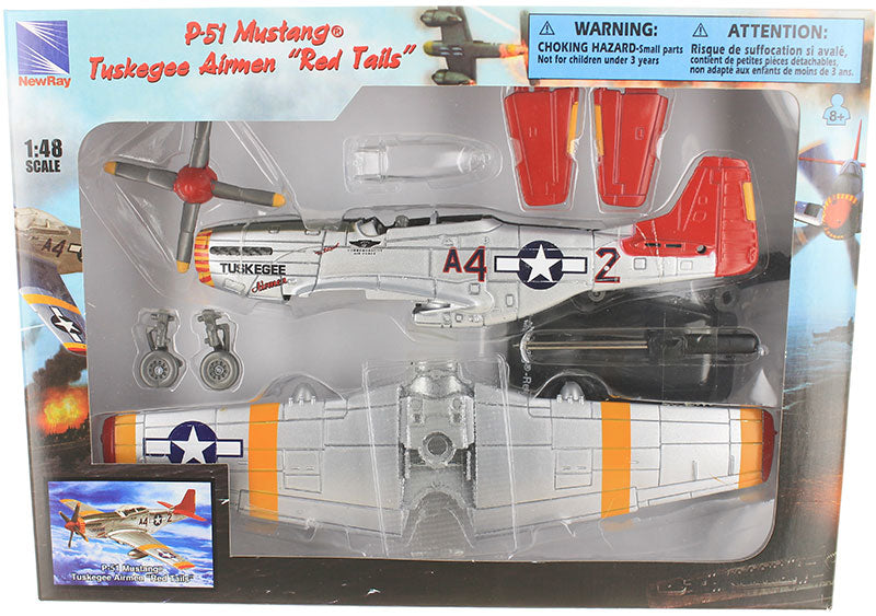 SS-20235 Avión De Combate Mustang P-51 Tuskegee Airmen Escala 1:48 (Armable)