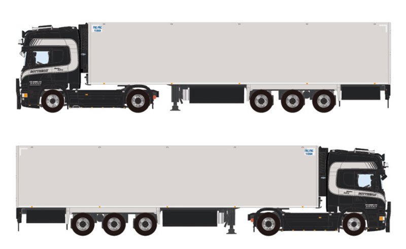 01-3620 Tráiler Scania 4X2 3-Axle Transports Bottreau Escala 1:50 (Pre Venta) - CAT SERVICE PERU S.A.C.