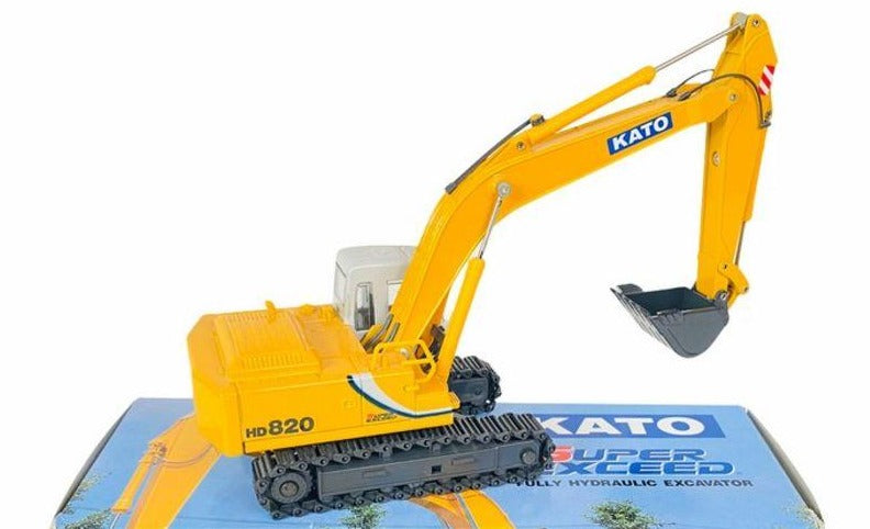 90850 Excavadora De Orugas Kato HD820 Escala 1:43 (Modelo Descontinuado)