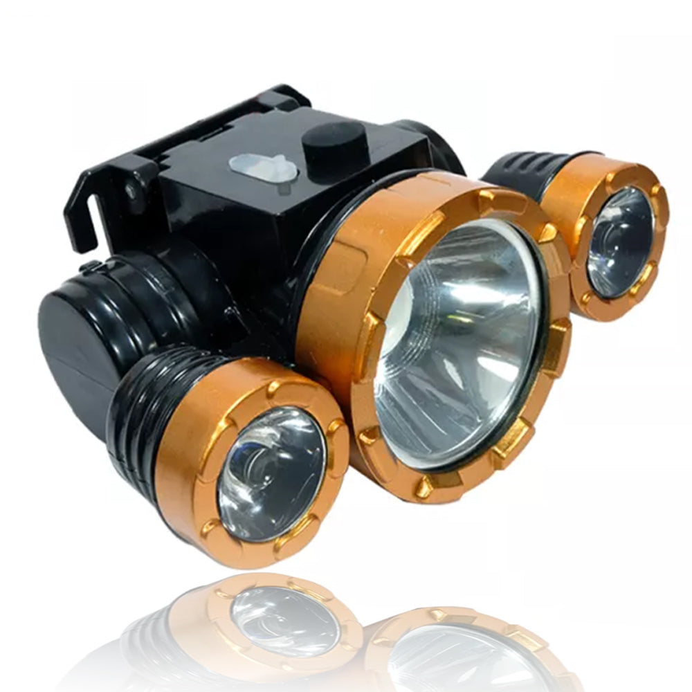 KJ-6867 Linterna Frontal Con Reflector y Zoom