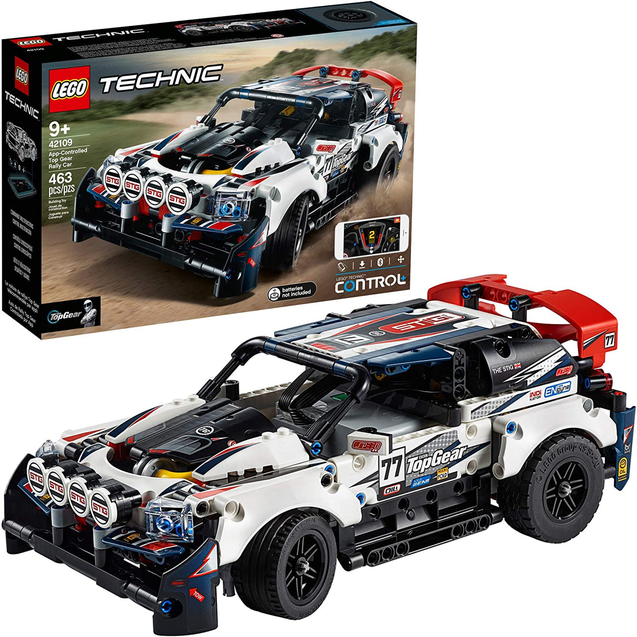 42109 LEGO Technic Auto Top Gear Rally Car (463 Piezas) - CAT SERVICE PERU S.A.C.
