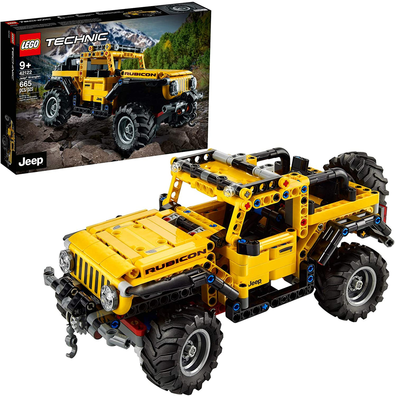42122 LEGO Technic Jeep Wrangler (665 Piezas) - CAT SERVICE PERU S.A.C.
