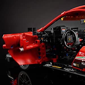 42125 LEGO Technic Ferrari 488 GTE (1677 piezas) - CAT SERVICE PERU S.A.C.
