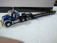 Thumbnail for 50-3458 Mack Granite MP Day Cab Low Bed Blue 1:50 Scale