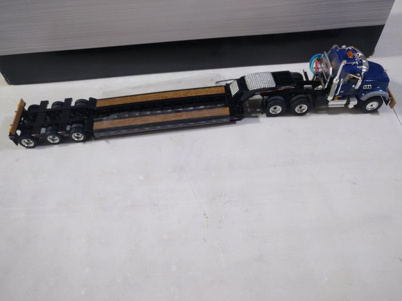 50-3458 Mack Granite MP Day Cab Low Bed Blue 1:50 Scale