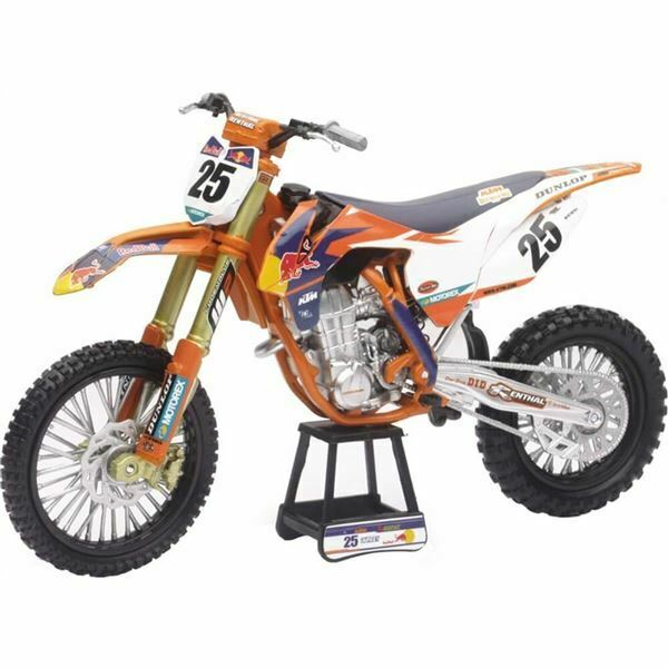 57963 KTM 450 SX-F Motorcycle Marvin Musquin Scale 1:10