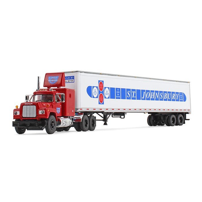 60-0377 Mack Trailer 53' Day Cab ST. Jhonsbury Scale 1:64 (Discontinued Model)