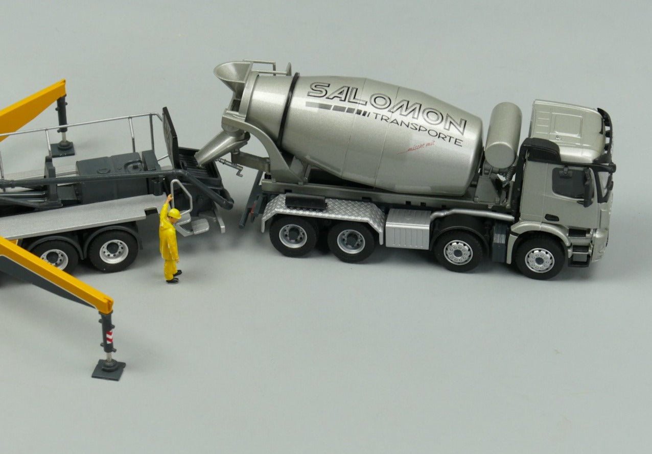 78131-02 Mercedes-Benz Arocs Concrete Mixer with Schwing-Stetter Scale 1:50