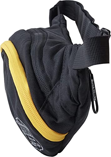 84069-12 Canguro Cat Peoria Waist Bag Black/Yellow