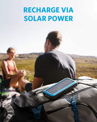 Thumbnail for Cargador Portátil Solar Anker PowerCore de 20,000 mAh. + Linterna con Tecnología Militar IP65 Resitente al Polvo y Agua - CAT SERVICE PERU S.A.C.
