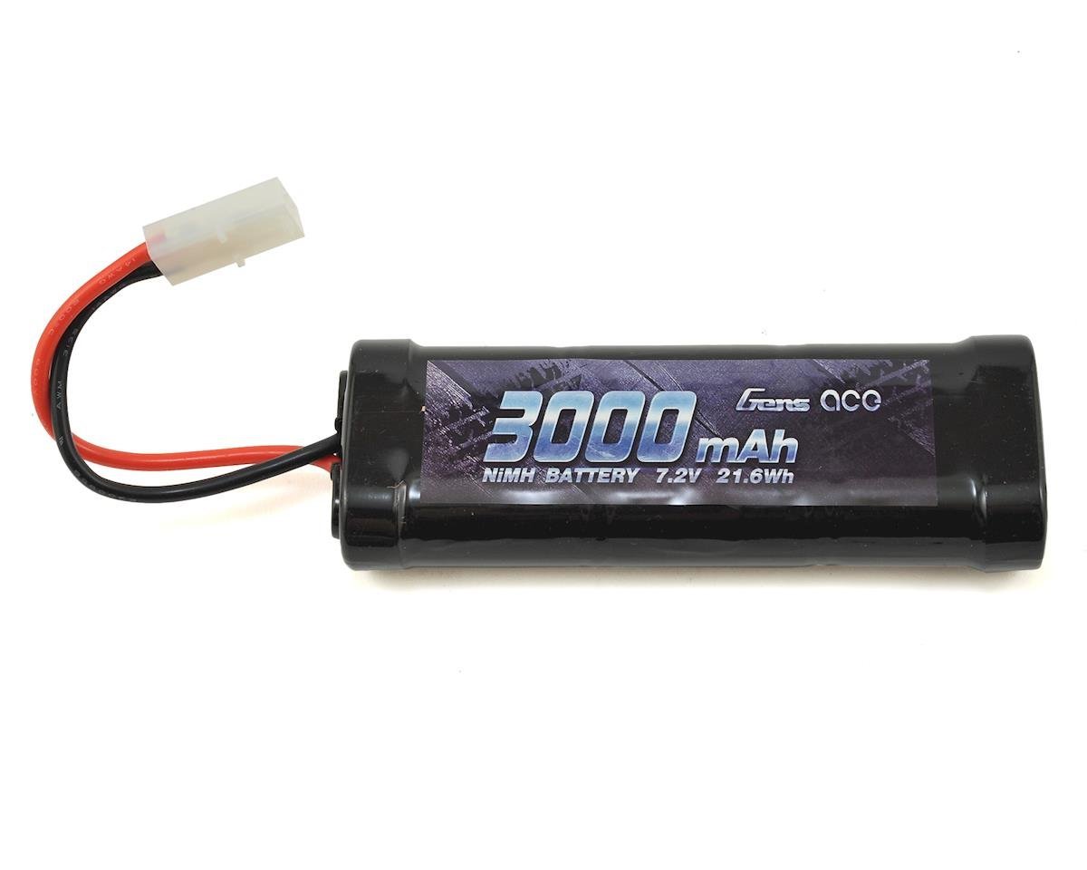 Gens Ace 6-Cell 7.2V NiMH Battery Pack w/Tamiya Connector (3000mAh) - CAT SERVICE PERU S.A.C.