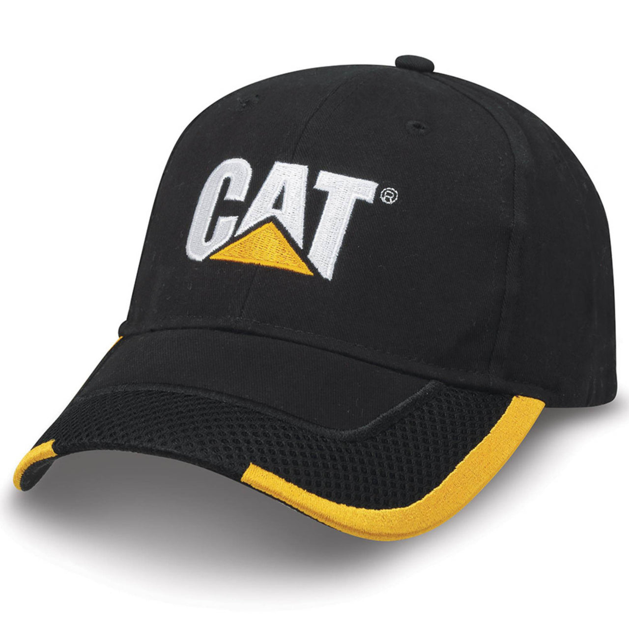 Gorra Cat Black Mesh Overlay Cap 4448461 - CAT SERVICE PERU S.A.C.