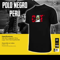 Thumbnail for Polo Cat Negro - Perú (Edición Limitada) - CAT SERVICE PERU S.A.C.