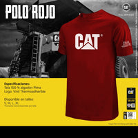 Thumbnail for Polo Cat Rojo - CAT SERVICE PERU S.A.C.