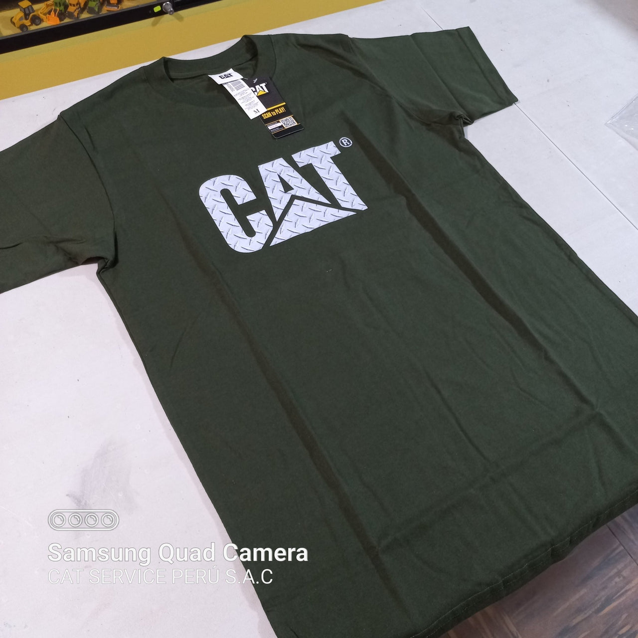 Polo Cat Verde Militar (Edición Limitada) - CAT SERVICE PERU S.A.C.