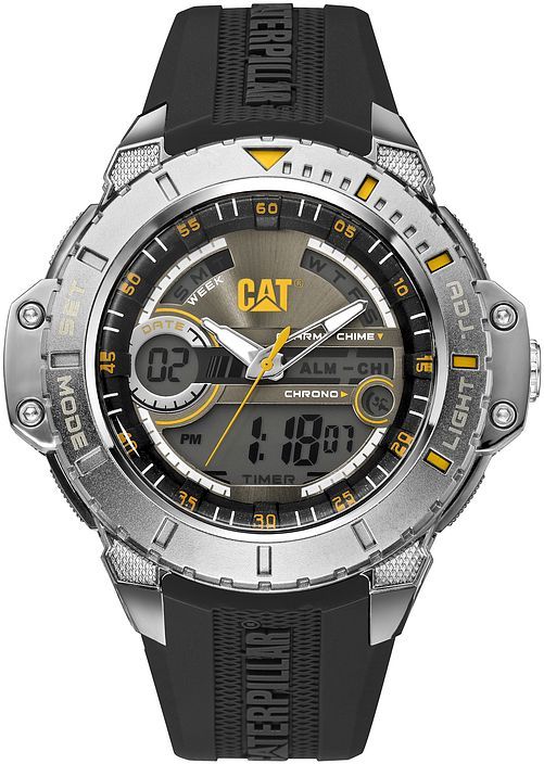 Reloj Caterpillar CAT Anadigit Para Hombre con Correa Negra MA14521131 - CAT SERVICE PERU S.A.C.