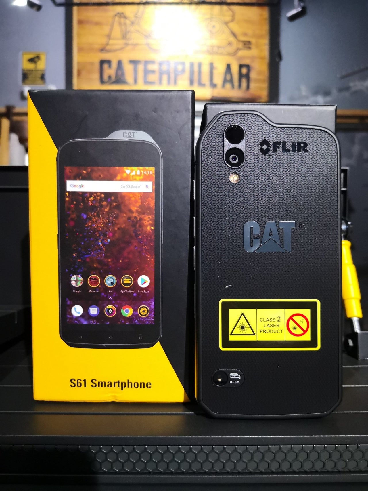 Smartphone CAT S61 Batería de 4500 mAh, Cámara Termica FLIR, Medidor de  Distancia Laser, Sensor de